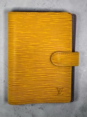 Louis Vuitton Epi Yellow Agenda PM